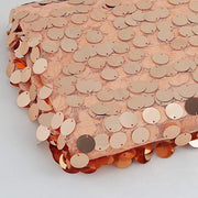 54" x 4 yards Mesh Fabric with Payette Sequins Fabric Bolt