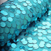 54" x 4 yards Mesh Fabric with Payette Sequins Fabric Bolt