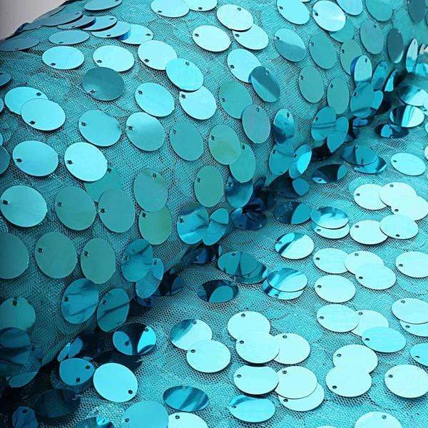 54" x 4 yards Mesh Fabric with Payette Sequins Fabric Bolt