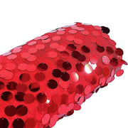 54" x 4 yards Mesh Fabric with Payette Sequins Fabric Bolt