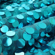 54" x 4 yards Mesh Fabric with Payette Sequins Fabric Bolt