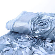 54" x 4 yards Satin Ribbon Roses Fabric Bolt