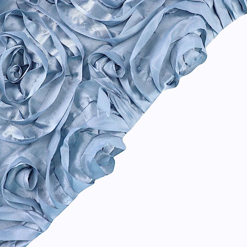 54" x 4 yards Satin Ribbon Roses Fabric Bolt