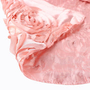 54" x 4 yards Satin Ribbon Roses Fabric Bolt