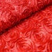 54" x 4 yards Satin Ribbon Roses Fabric Bolt FAB_5401_RED