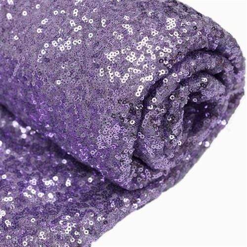 54" x 4 yards Sequined Fabric Bolt FAB_5402_LAV