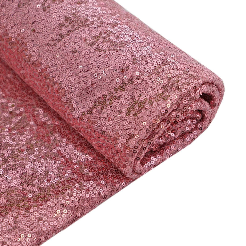 54" x 4 yards Sequined Fabric Bolt FAB_5402_PINK