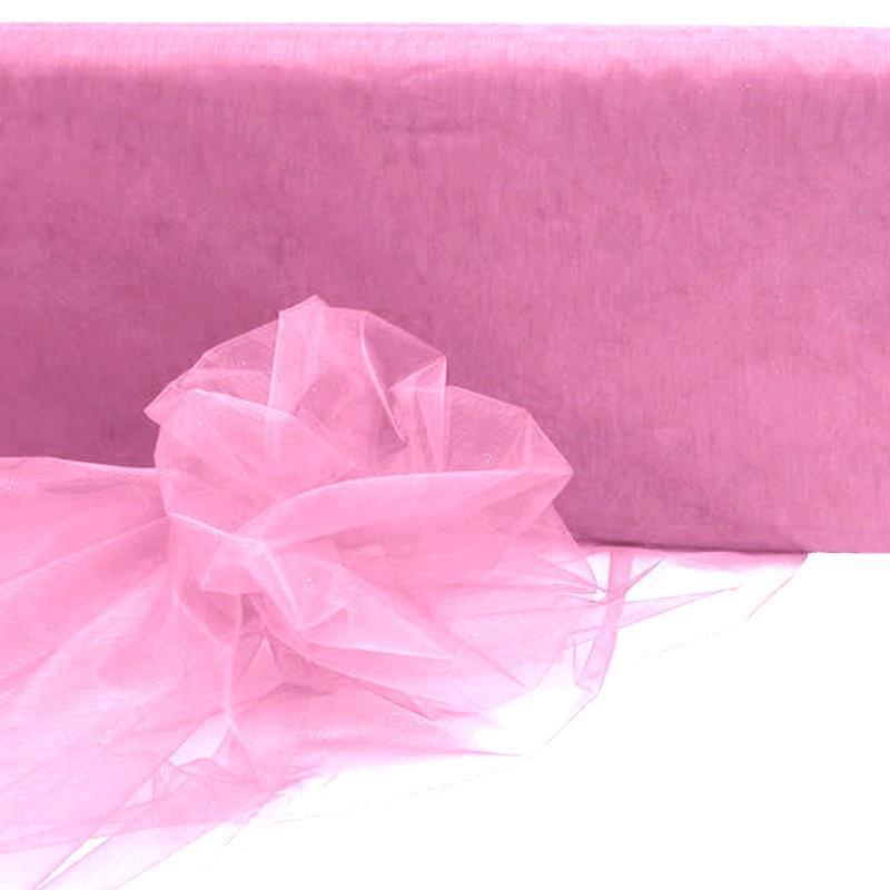 54" x 40 yards Crystal Organza Bolt ORG_54X40_PINK