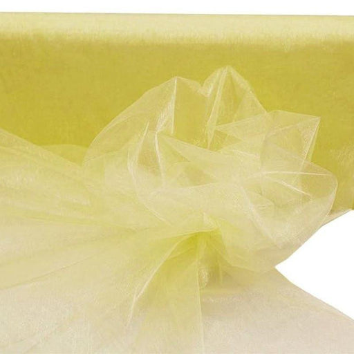 54" x 40 yards Crystal Organza Bolt ORG_54X40_YEL