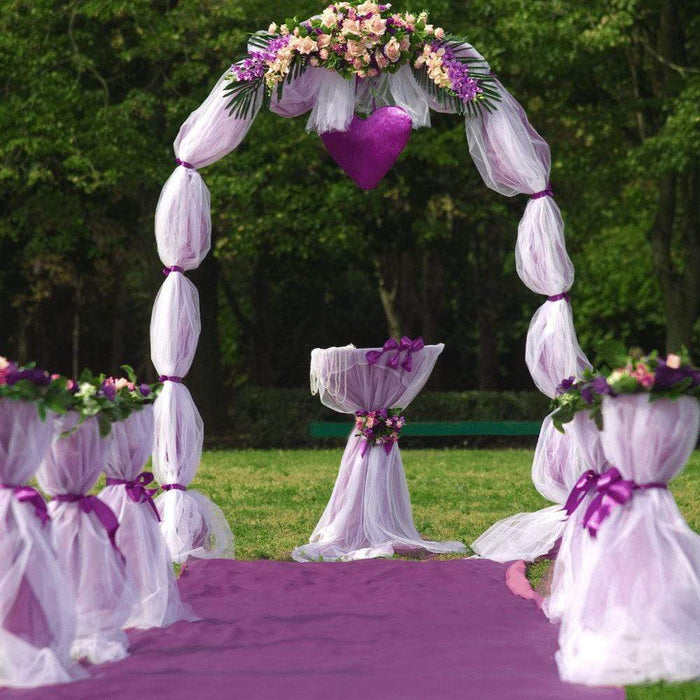 54" x 40 yards Wedding Tulle Bolt - Purple TUL_54_PURP