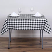 54" x 54" Checkered Gingham Polyester Tablecloth