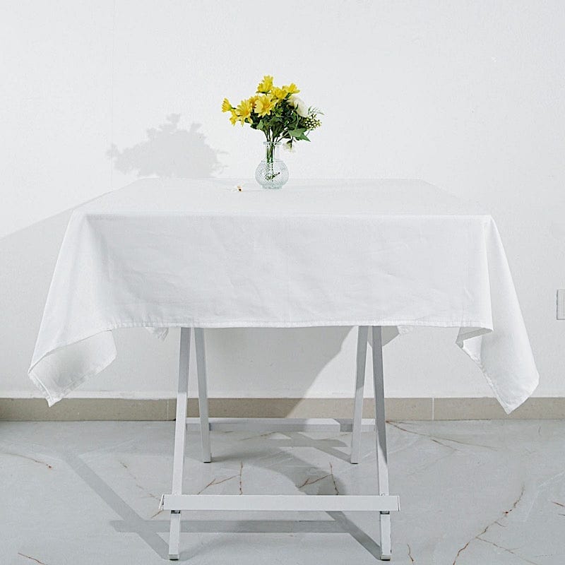54" x 54" Cotton Square Tablecloth Wedding Linen