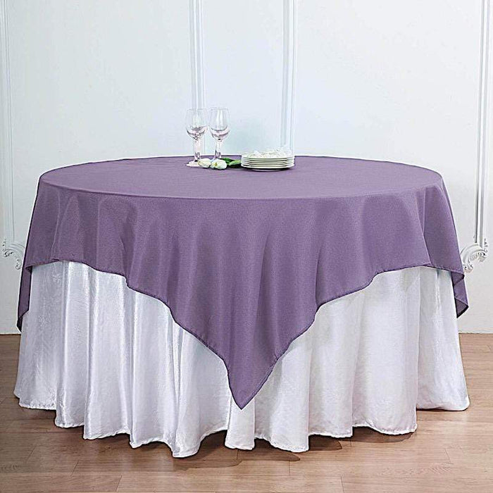 54" x 54" Polyester Square Tablecloth - Amethyst TAB_SQUR_54_073_POLY