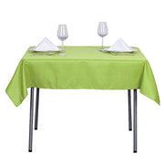 54" x 54" Polyester Square Tablecloth - Apple Green TAB_SQUR_54_APPL_POLY