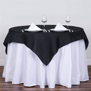 54" x 54" Polyester Square Tablecloth - Black TAB_SQUR_54_BLK_POLY