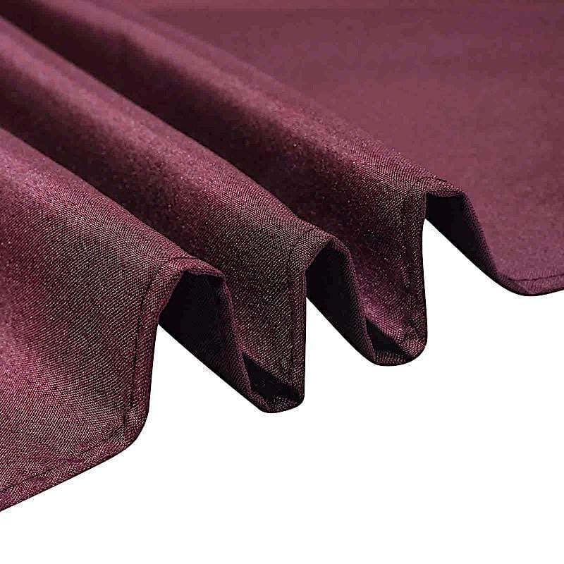54" x 54" Polyester Square Tablecloth - Burgundy TAB_SQUR_54_BURG_POLY