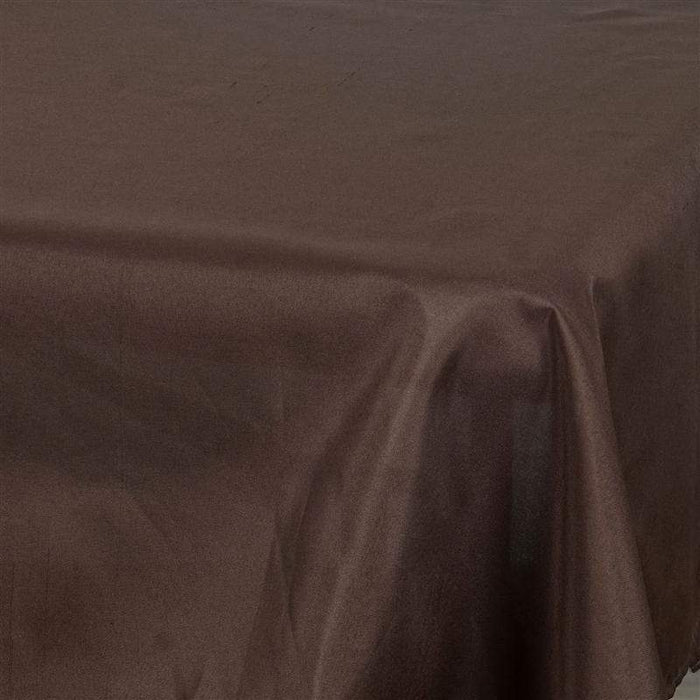 54" x 54" Polyester Square Tablecloth - Chocolate Brow TAB_SQUR_54_008_POLY
