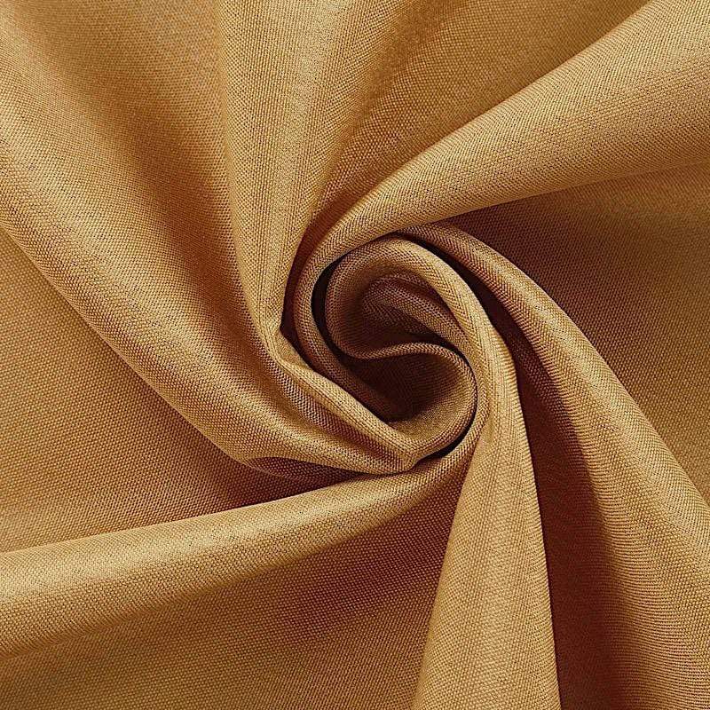 54" x 54" Polyester Square Tablecloth - Gold TAB_SQUR_54_GOLD_POLY
