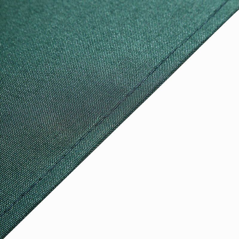54" x 54" Polyester Square Tablecloth - Hunter Green TAB_SQUR_54_HUNT_POLY