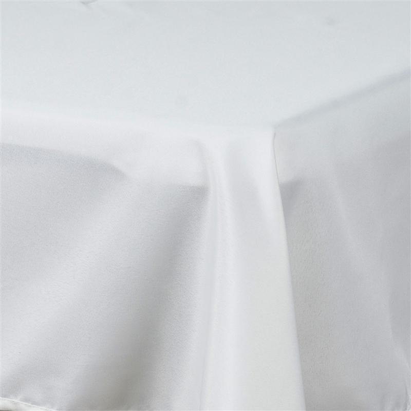 54" x 54" Polyester Square Tablecloth - Ivory TAB_SQUR_54_IVR_POLY