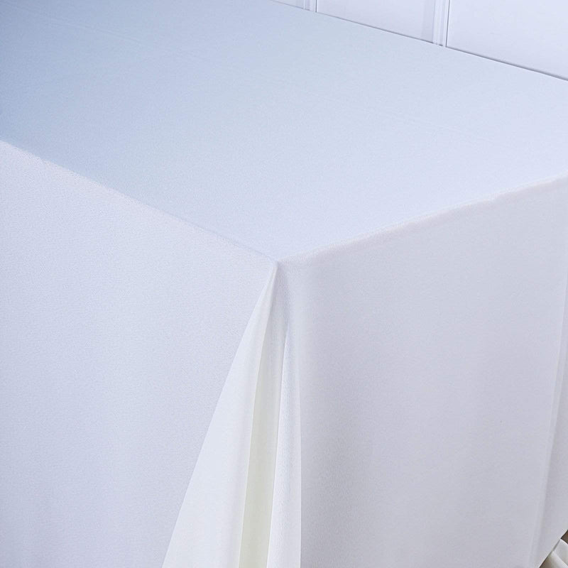 54" x 54" Polyester Square Tablecloth - Ivory TAB_SQUR_54_IVR_POLY