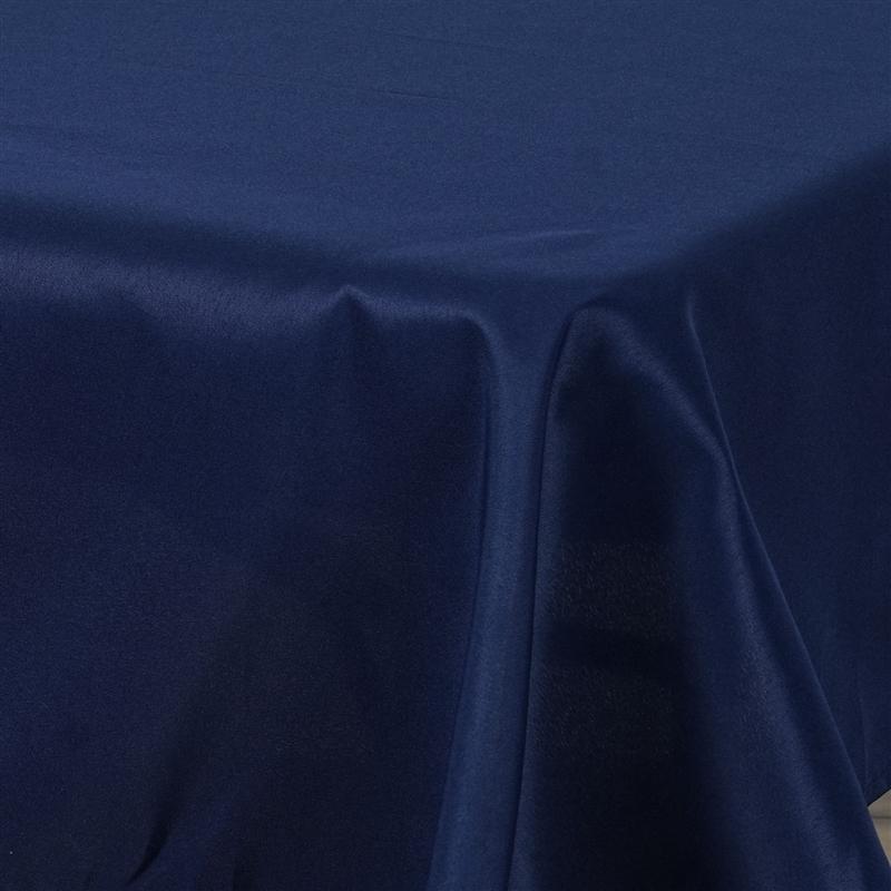 54" x 54" Polyester Square Tablecloth - Navy Blue TAB_SQUR_54_NAVY_POLY
