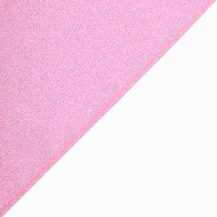 54" x 54" Polyester Square Tablecloth - Pink TAB_SQUR_54_PINK_POLY