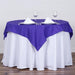 54" x 54" Polyester Square Tablecloth - Purple TAB_SQUR_54_PURP_POLY