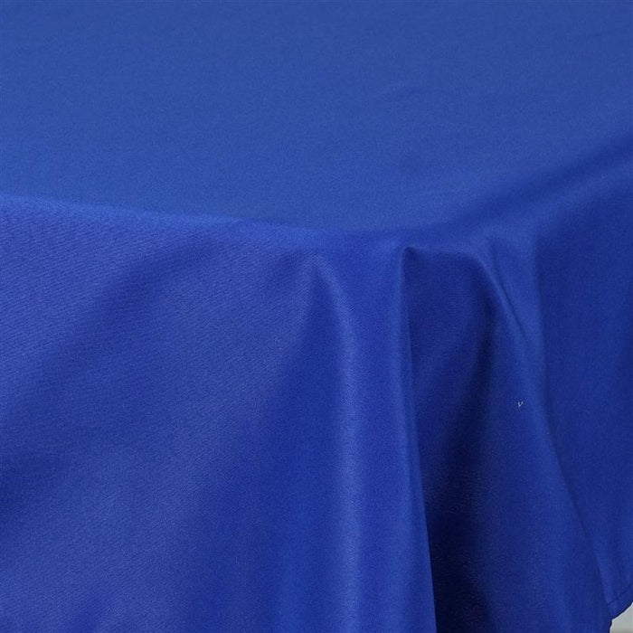 54" x 54" Polyester Square Tablecloth - Royal Blue TAB_SQUR_54_ROY_POLY