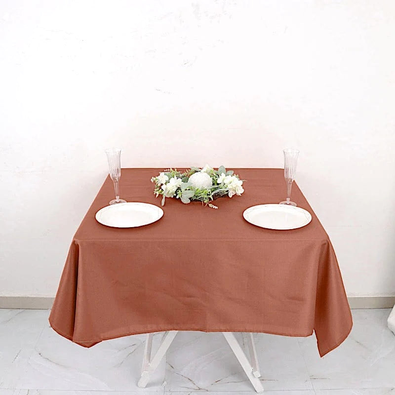 54" x 54" Polyester Square Tablecloth