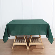 54" x 54" Polyester Square Tablecloth - Hunter Green TAB_SQUR_54_HUNT_POLY