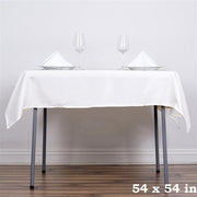 54" x 54" Polyester Square Tablecloth - Ivory TAB_SQUR_54_IVR_POLY