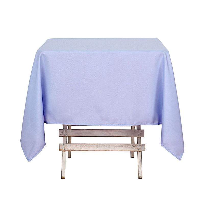 54" x 54" Polyester Square Tablecloth - Lavender TAB_SQUR_54_LAV_POLY