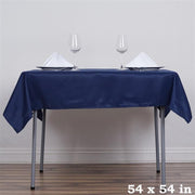 54" x 54" Polyester Square Tablecloth TAB_SQUR_54_NAVY_POLY