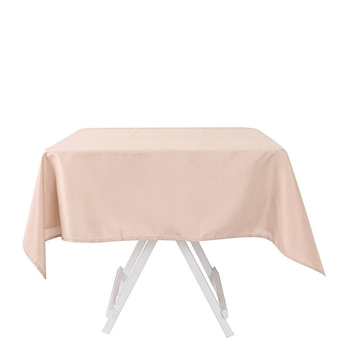 54" x 54" Polyester Square Tablecloth TAB_SQUR_54_NUDE_POLY