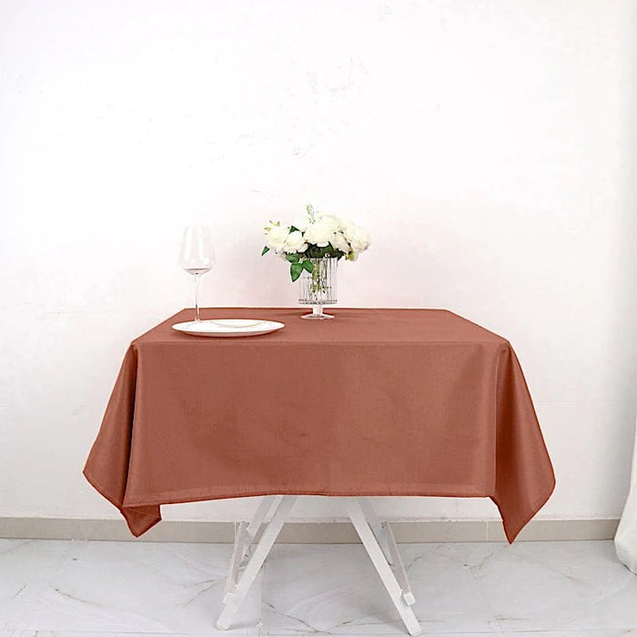 54" x 54" Polyester Square Tablecloth TAB_SQUR_54_TERC_POLY