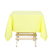 54" x 54" Polyester Square Tablecloth TAB_SQUR_54_YEL_POLY