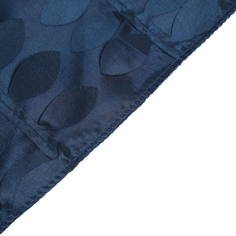 54" x 54" Taffeta Square Tablecloth with 3D Leaves Petals Design