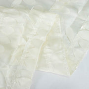 54" x 54" Taffeta Square Tablecloth with 3D Leaves Petals Design