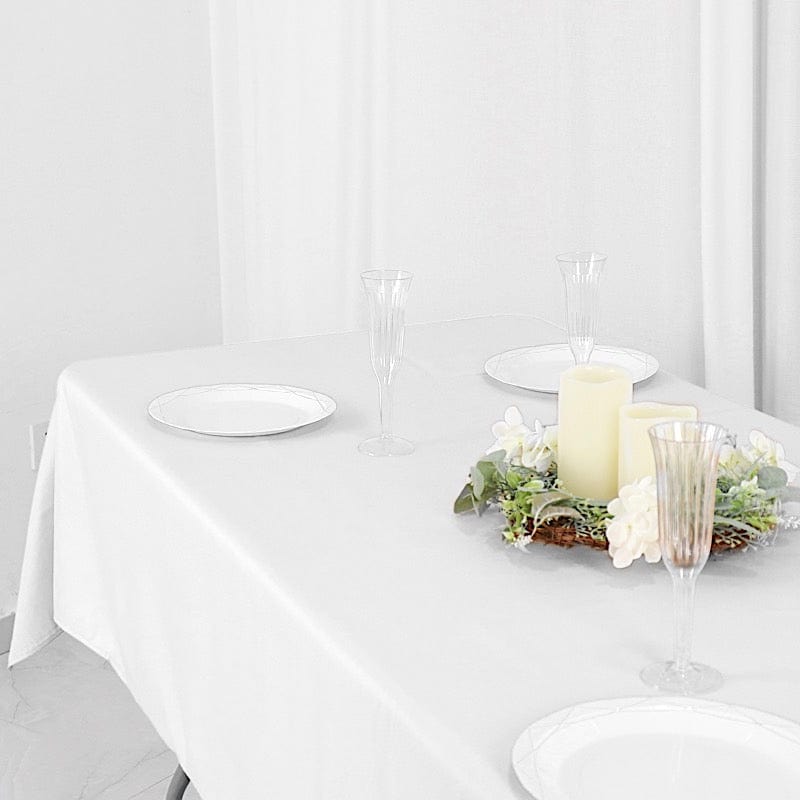 54" x 96" Polyester Rectangular Tablecloth