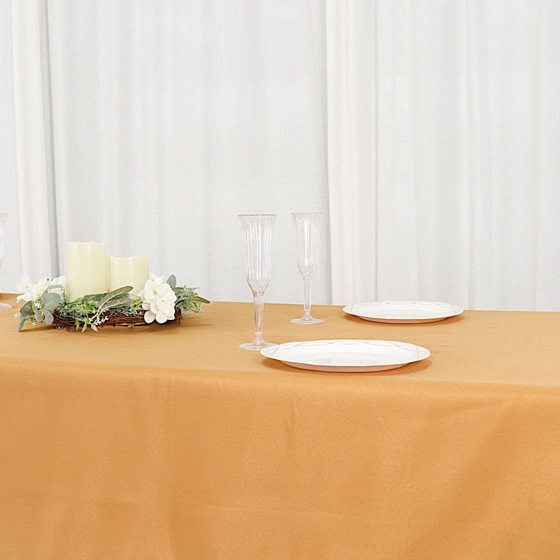 54" x 96" Polyester Rectangular Tablecloth