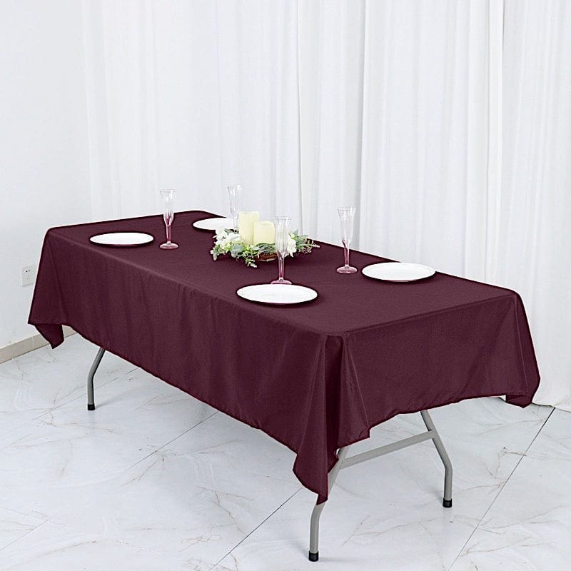 54" x 96" Polyester Rectangular Tablecloth