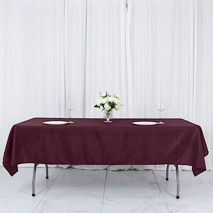 54" x 96" Polyester Rectangular Tablecloth