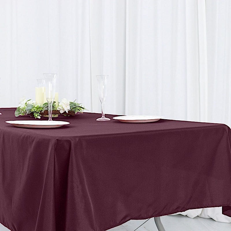 54" x 96" Polyester Rectangular Tablecloth