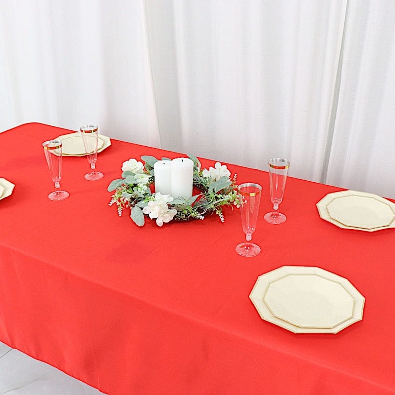 54" x 96" Polyester Rectangular Tablecloth