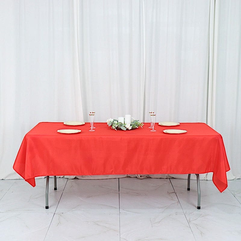 54" x 96" Polyester Rectangular Tablecloth