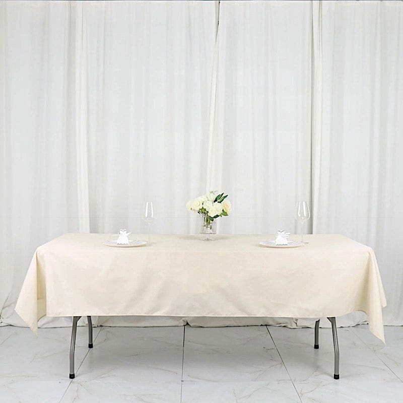 54" x 96" Polyester Rectangular Tablecloth