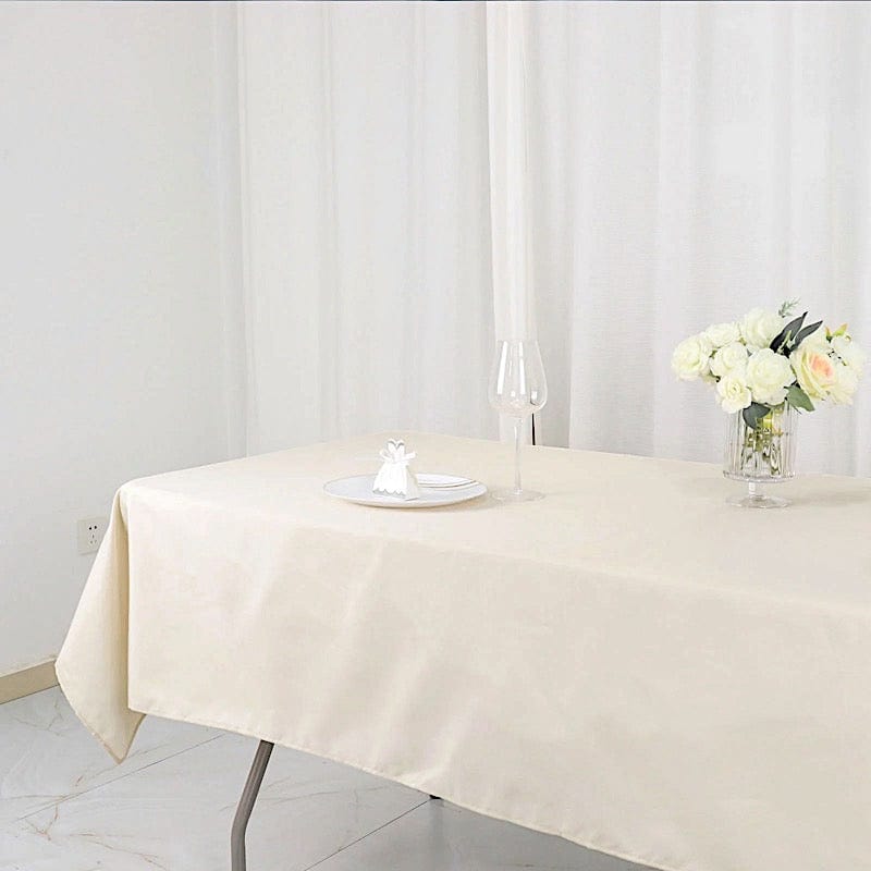 54" x 96" Polyester Rectangular Tablecloth