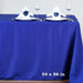 54" x 96" Polyester Rectangular Tablecloth - Royal Blue TAB_5496_ROY_POLY
