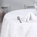 54"x54" Premium Velvet Square Table Overlay - White TAB_VEL_5454_WHT